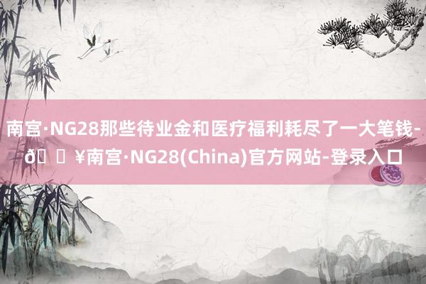 南宫·NG28那些待业金和医疗福利耗尽了一大笔钱-🔥南宫·NG28(China)官方网站-登录入口
